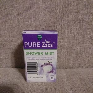 Vicks PURE Zzzs, Shower Mist Tablet, Lavender Essential Oil, 3 Shower Tablets. I